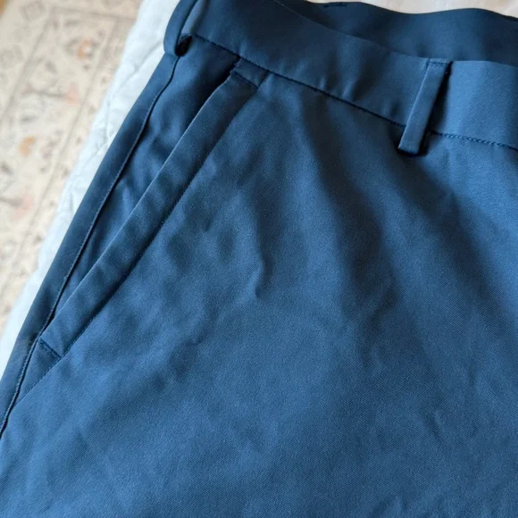 Peter Millar Dark Blue Flat Front Shorts - Picture 5 of 8